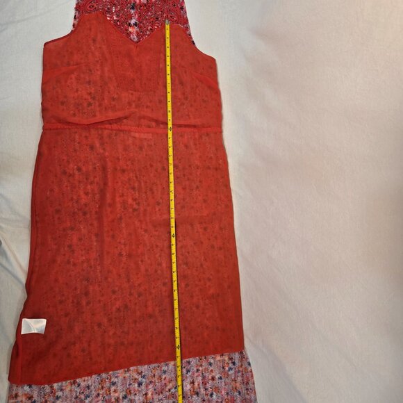 TAHARI Fairy Cottagecore Multicolor Floral Tulle Lace Dress Size 10 New NO Tags! - Picture 14 of 16